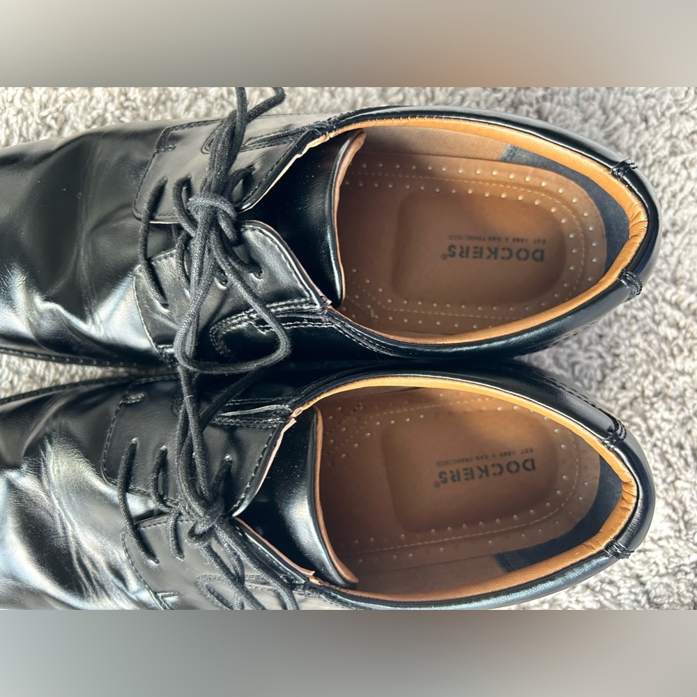 Dockers Stiles Oxford Black Shoes 11.5W - Picture 2 of 7